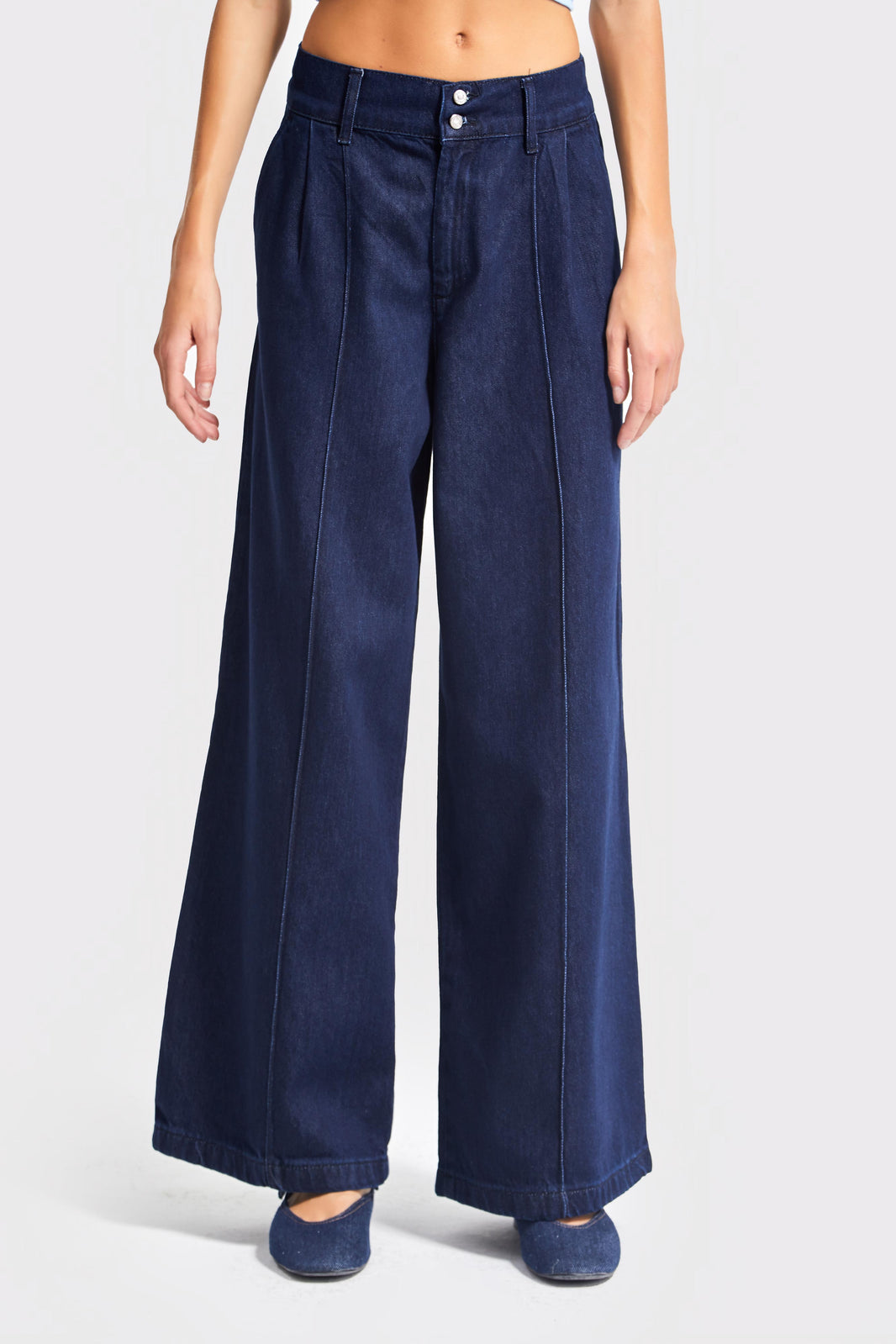 Wide High Rise Jeans