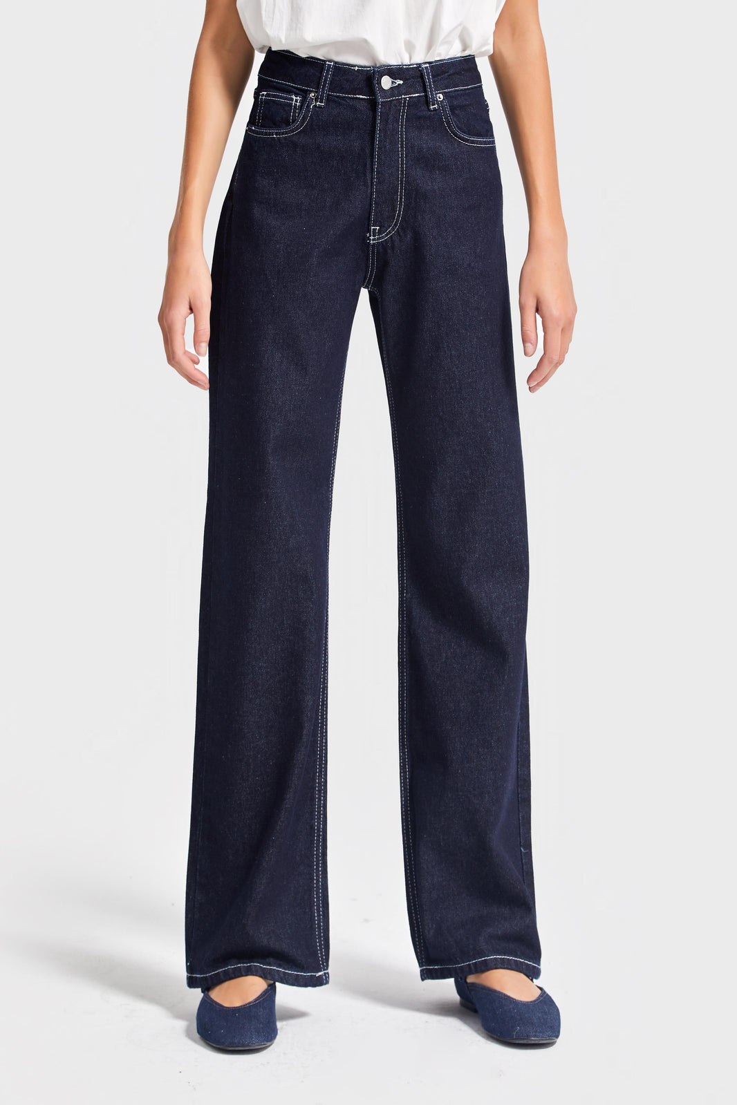 Straight High Rise Jeans