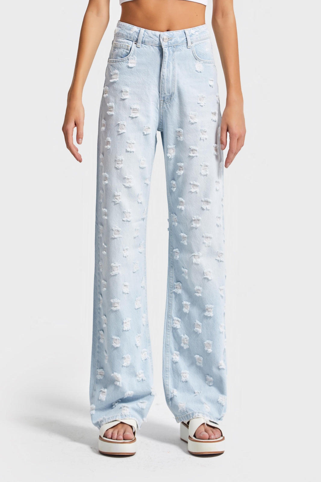 Straight High Rise Jeans