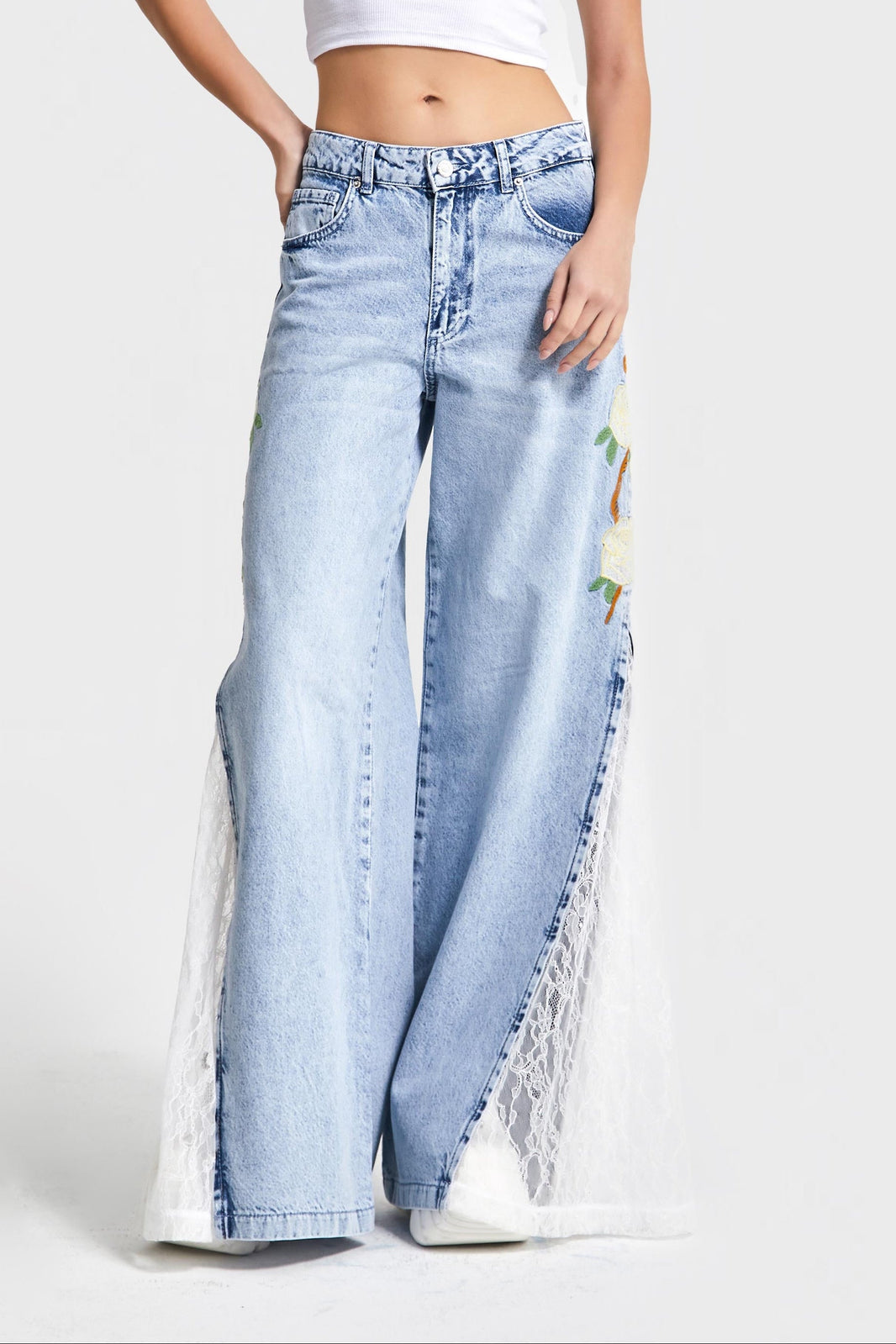 Palazzo High Rise Jeans