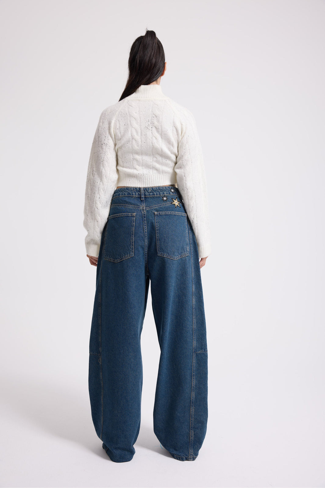 5343 %100 Cotton Mega Baggy Jeans