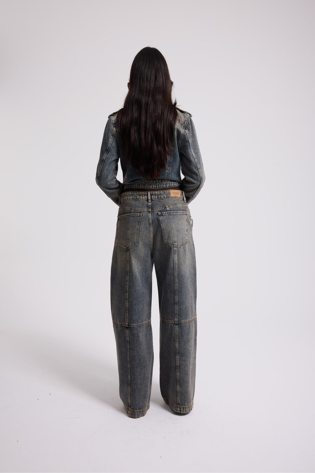 5373 %100 Cotton Mega Baggy Jeans