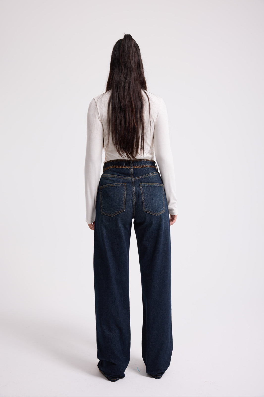 5454 %100 Cotton Loose Fit Jeans