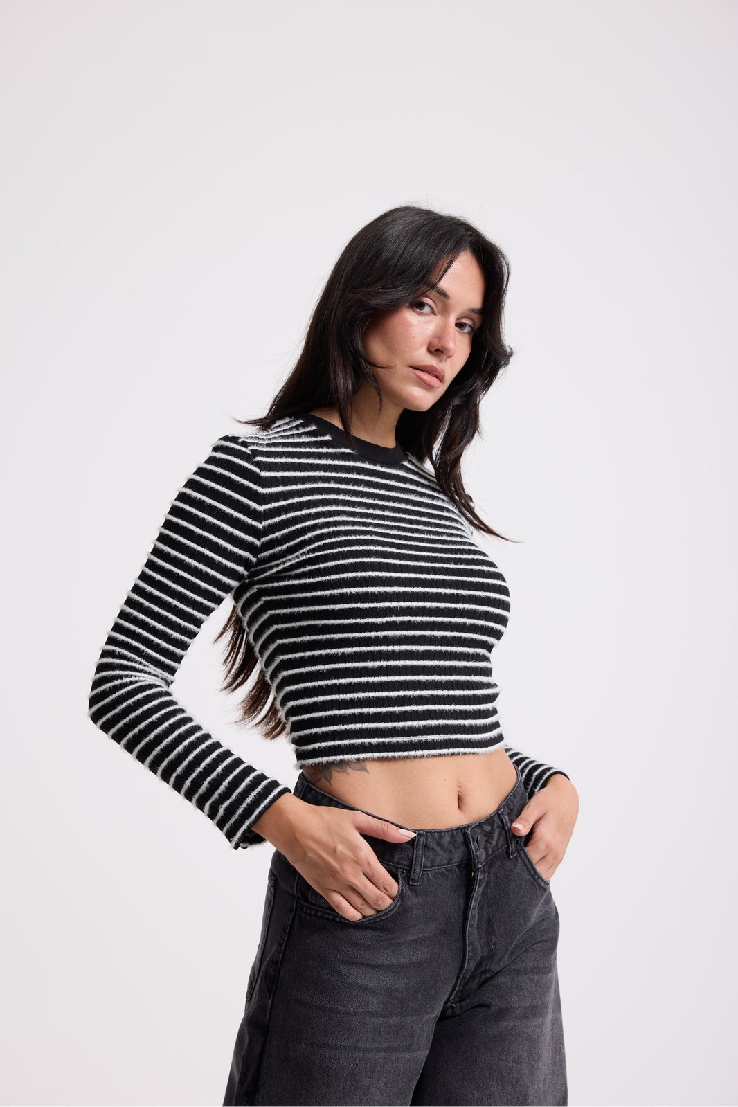 5619 %100 Cotton Palazzo Jeans