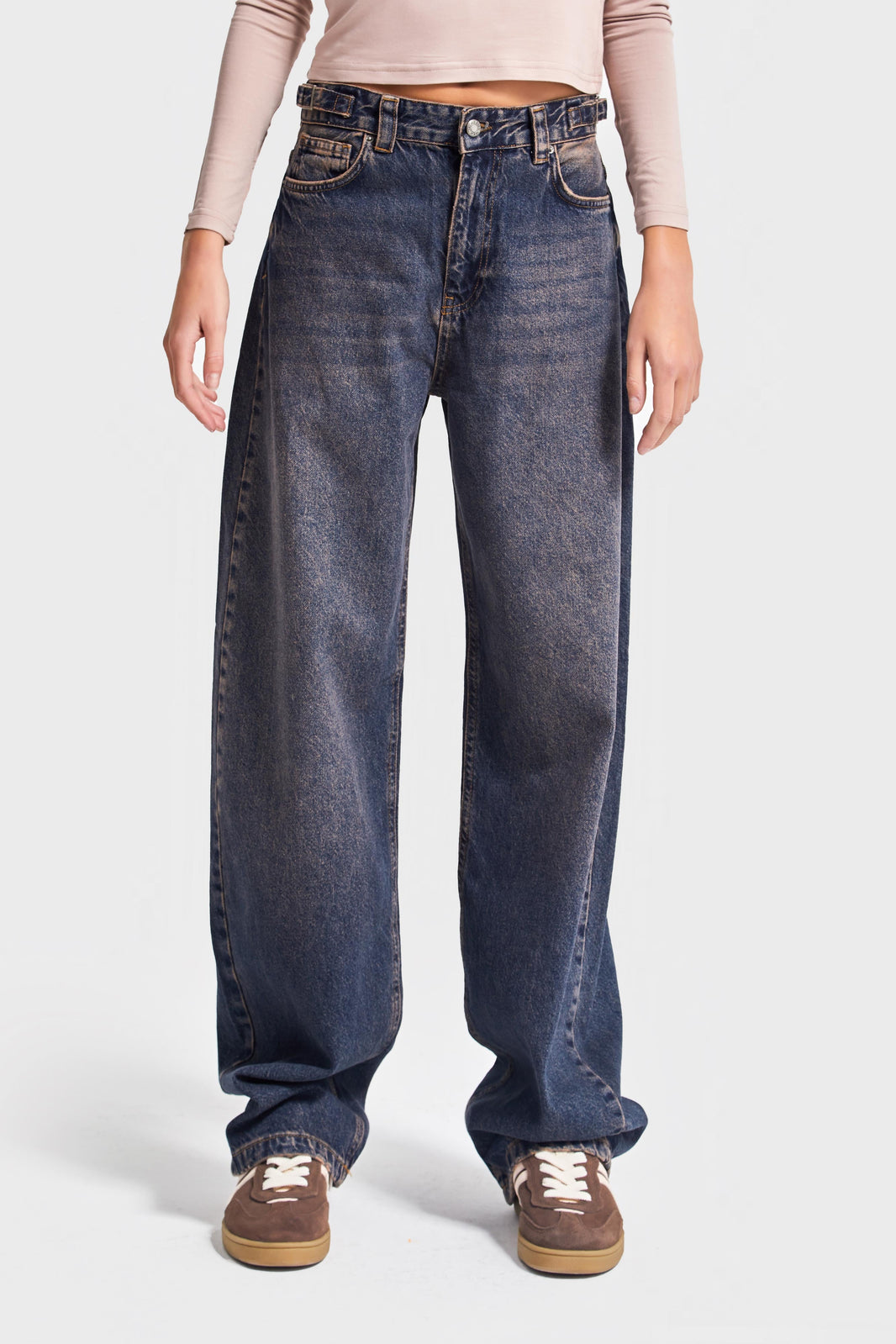 Skater Mid Rise Jeans - Eclipse