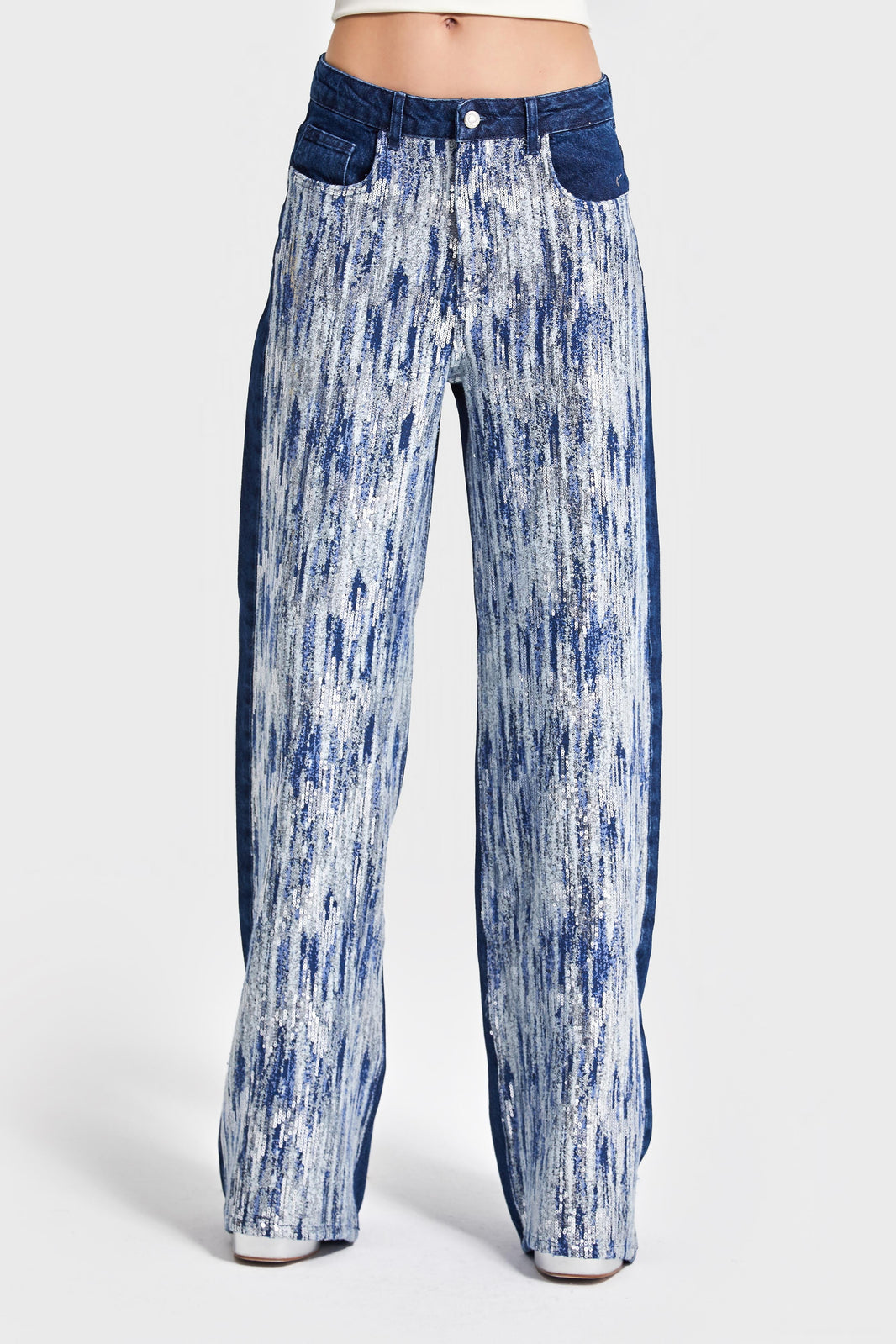 Wide High Rise Jeans