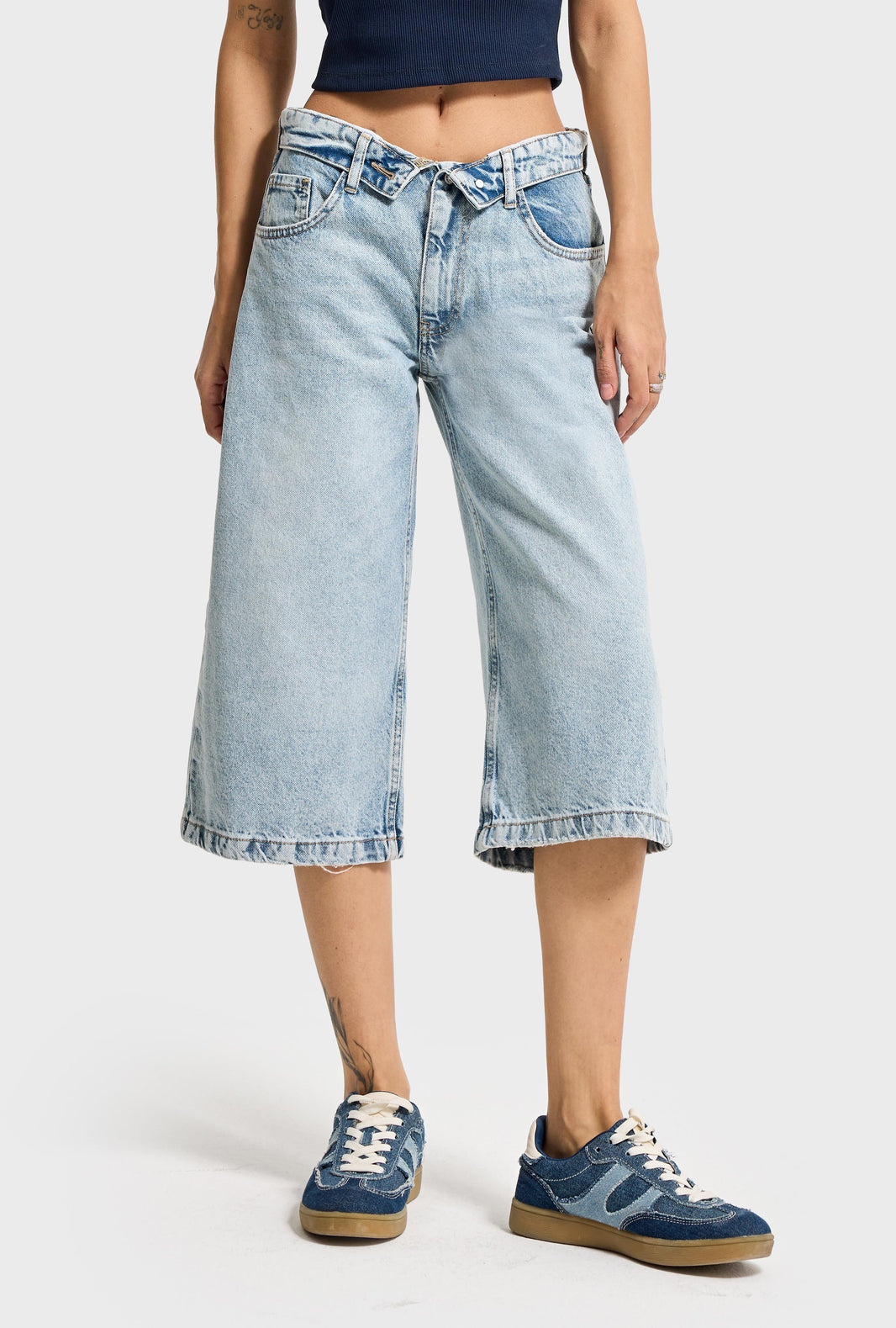 BERMUDA DENIM SHORT - ICE