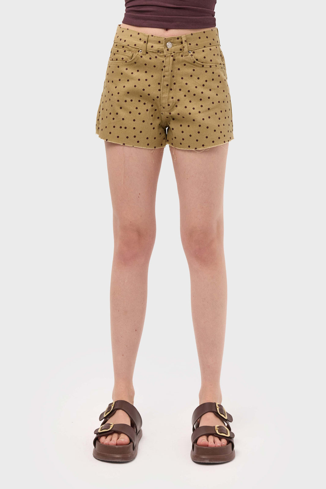 POLKA MINI DENIM SHORT