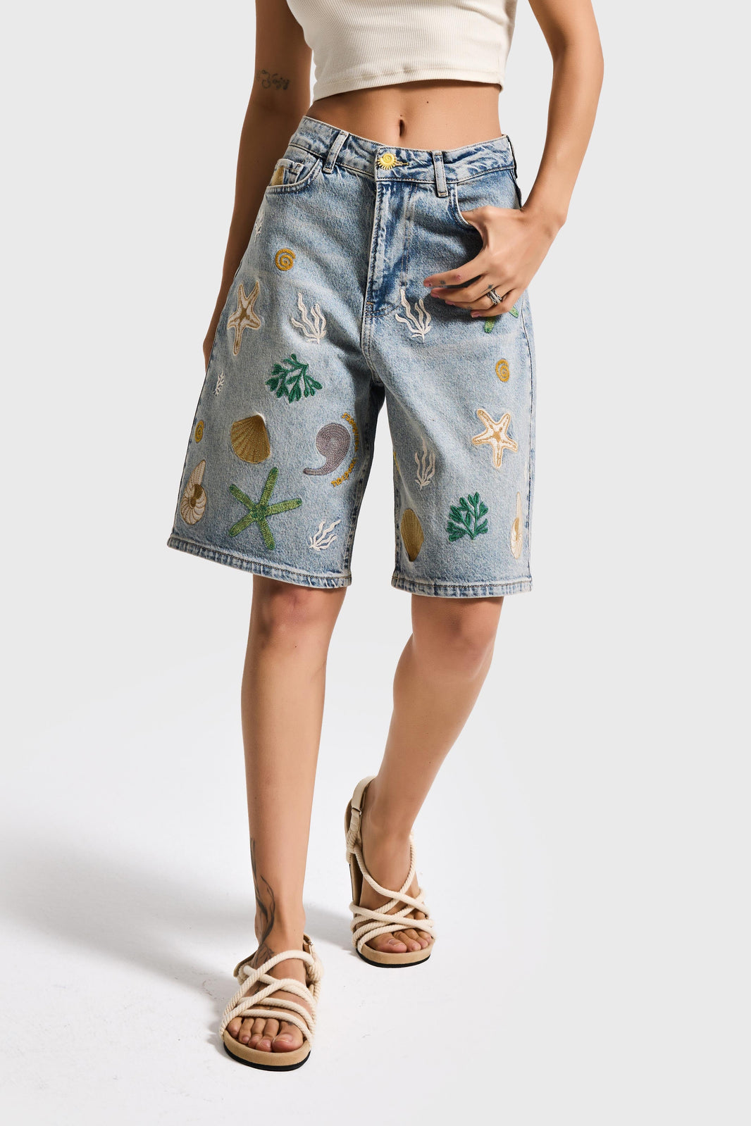 BERMUDA DENIM SHORT