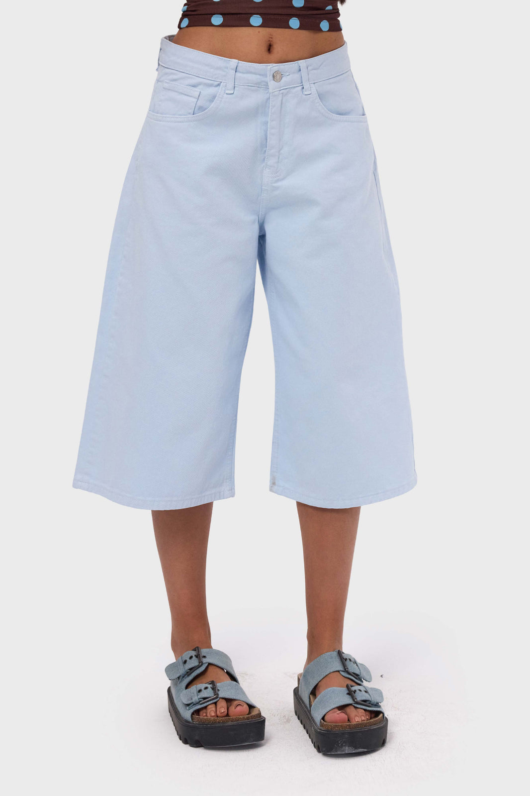 BAGGY BERMUDA SHORT - AQUA