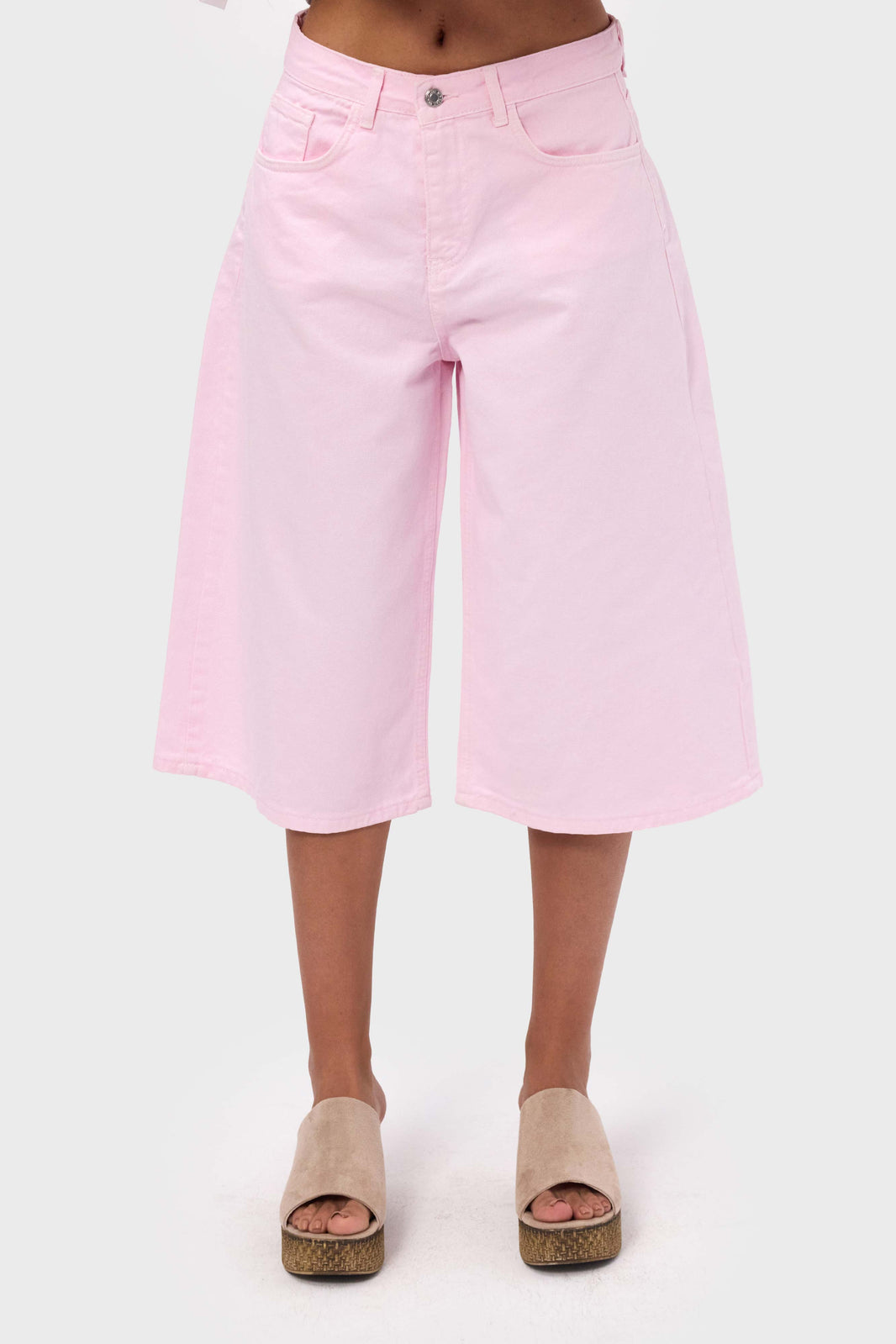 BAGGY BERMUDA SHORT - BLUSH