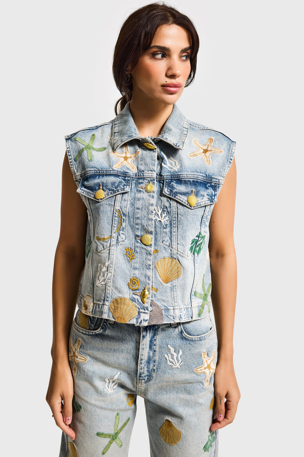 DENIM WAISTCOAT