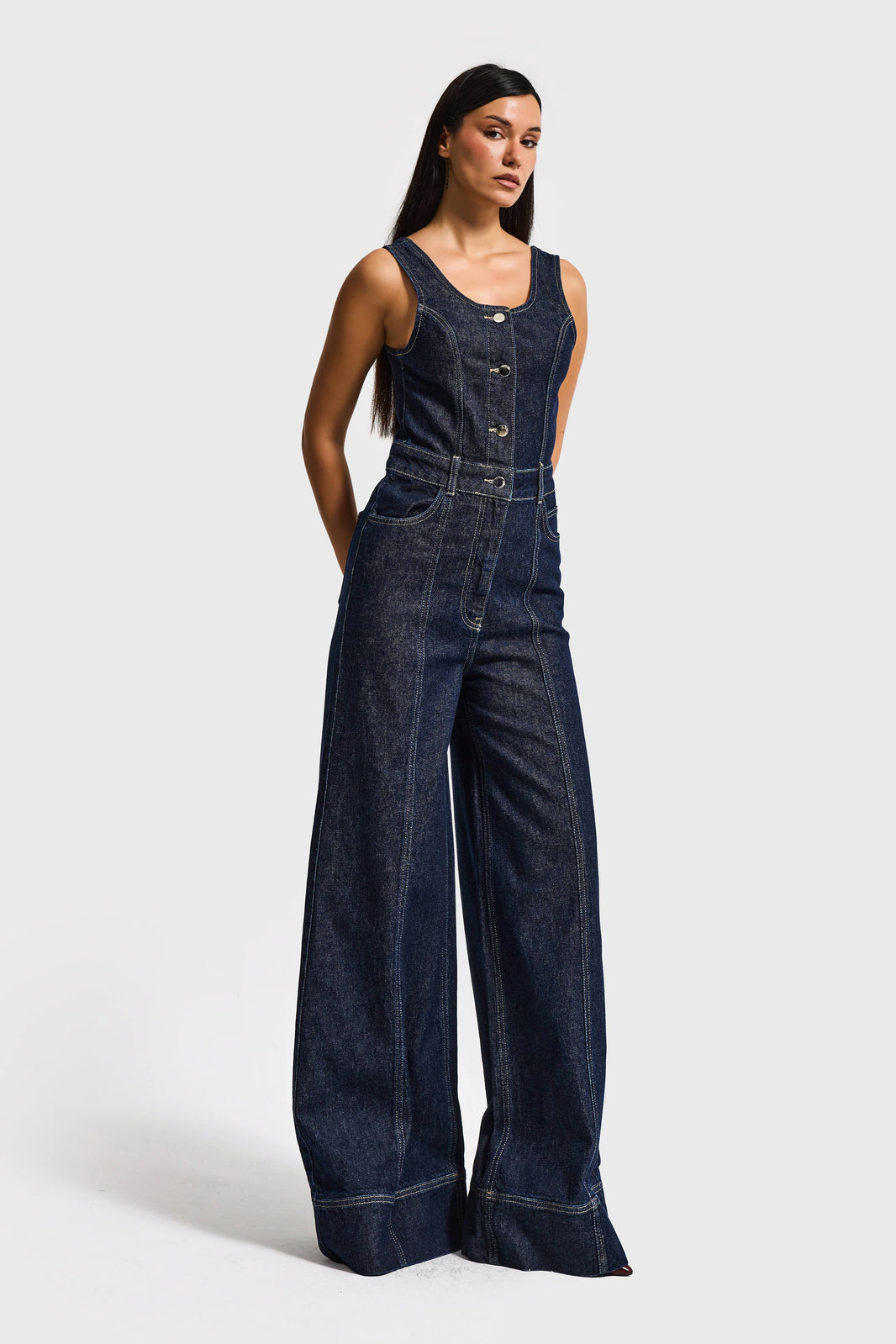 DENIM JUMPSUIT