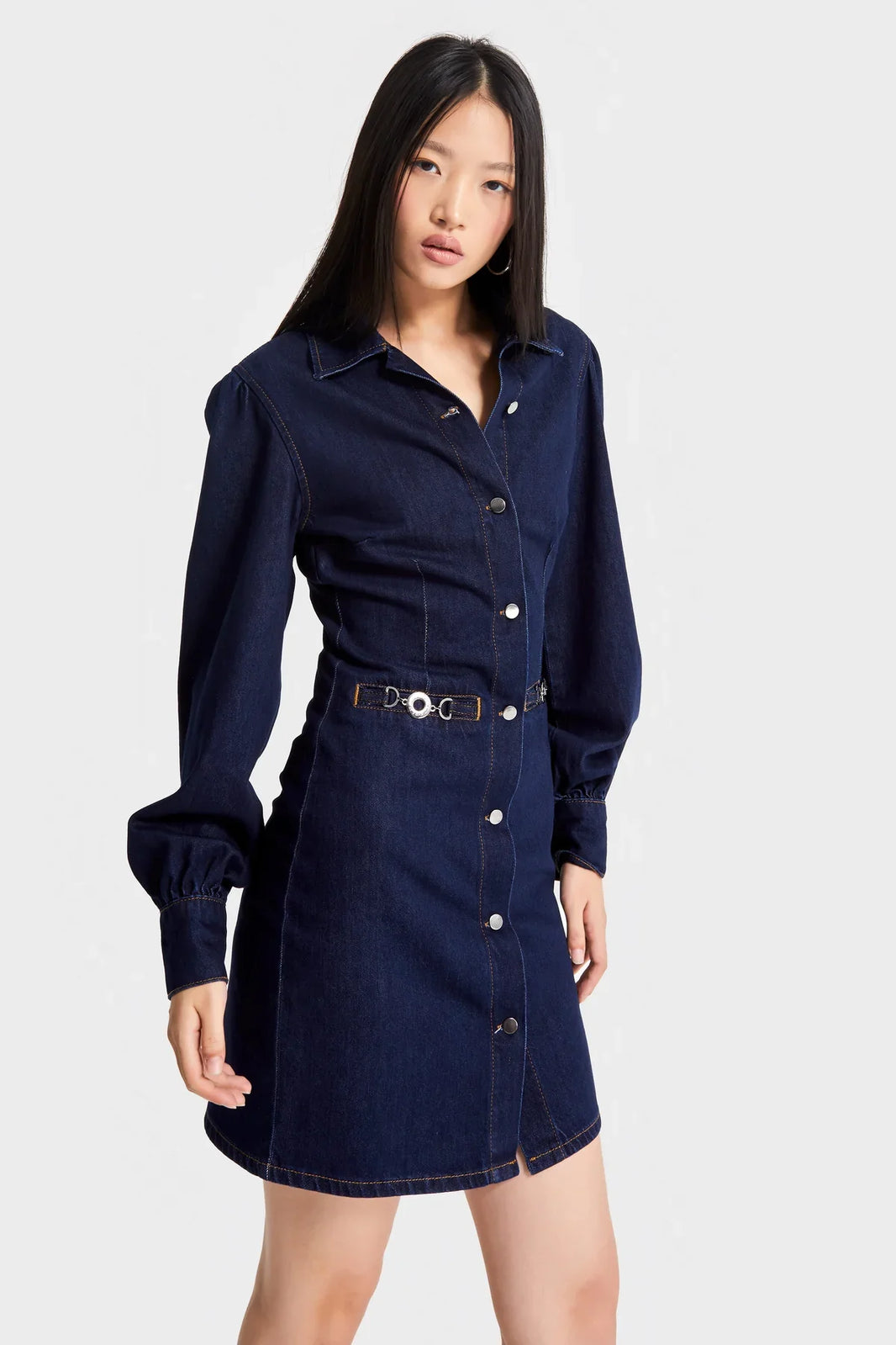 Mini Denim Dress